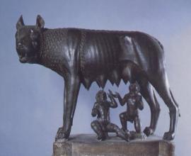 Luperca, Romulus, and Remus